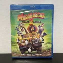 Madagascar Escape 2 Africa Blu Ray Movie NEW SEALED DreamWorks Bonus Game 2008