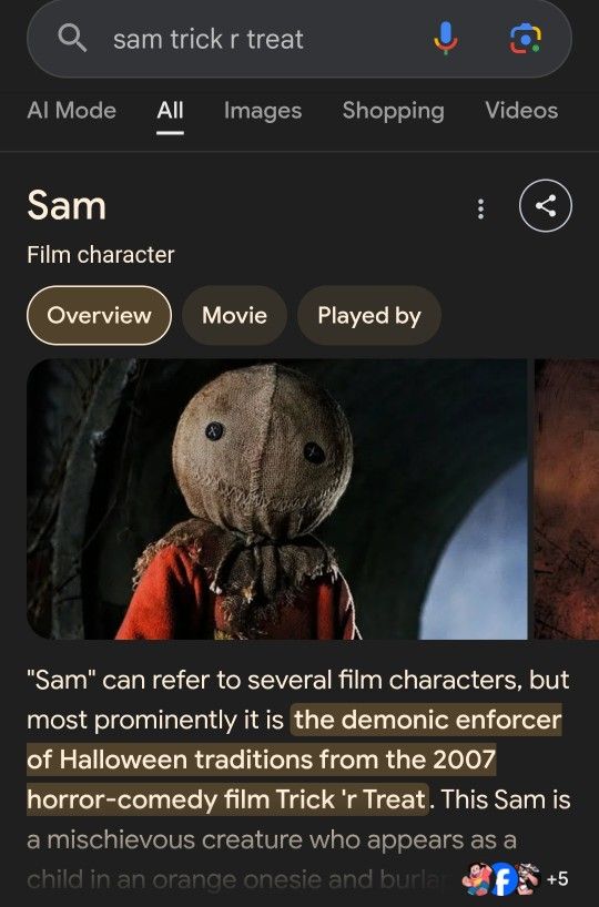 Sam Trick r Treat
