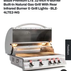 Blaze LTE 32in Built In BBQ Grill