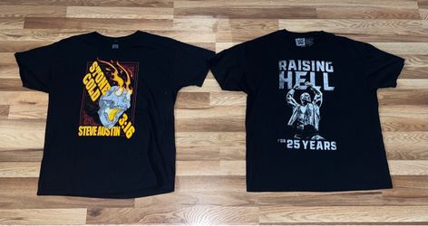 WWE Stone Cold Steve Austin Men's T-Shirts Bundle XL (Lot of 3)
