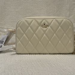 Kate Spade New York Smooth Quilted Leather Crossbody Carey Bag