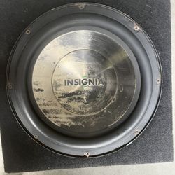10 Inch Insignia Speaker/subwoofer 