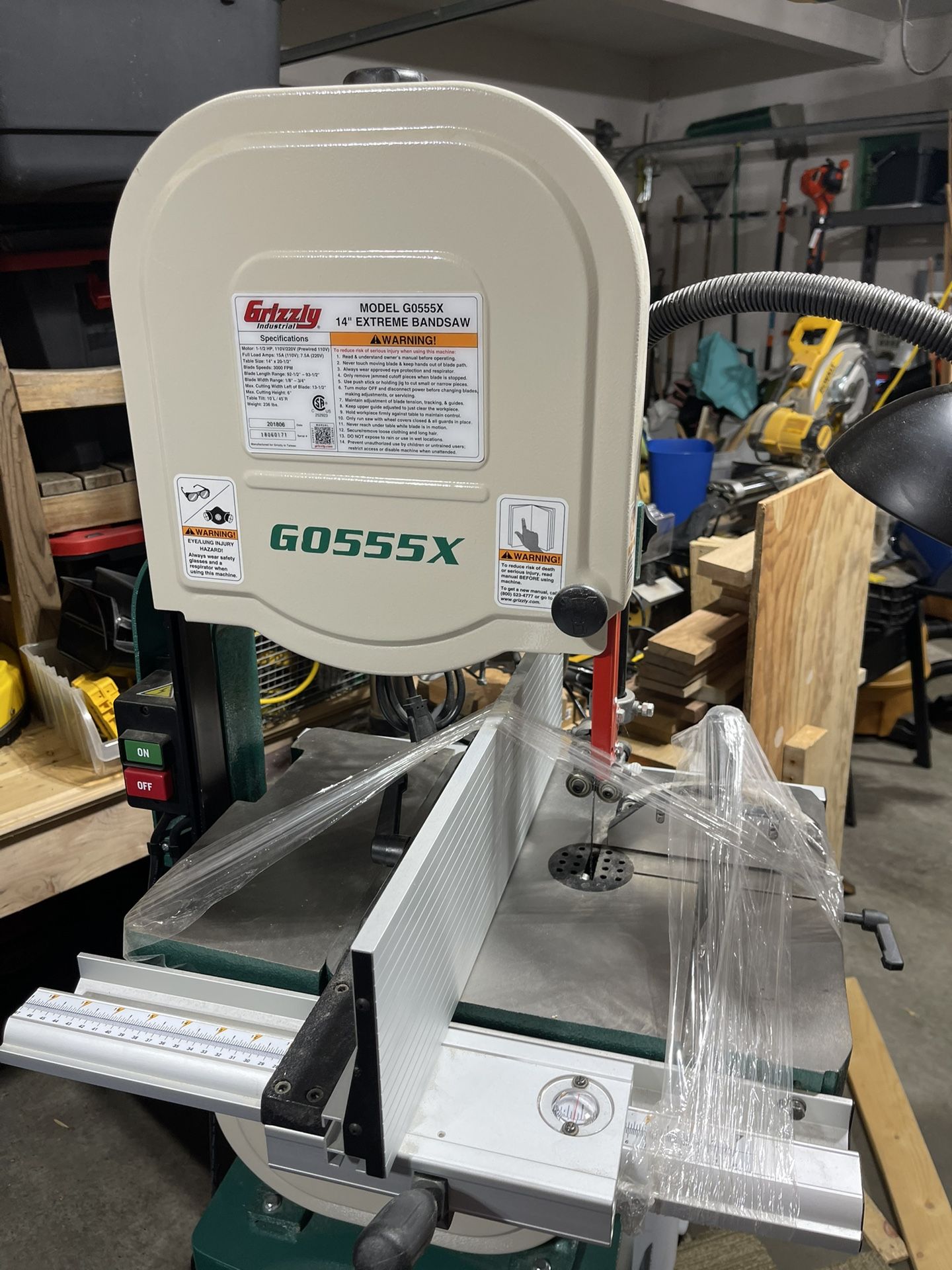 Grizzly 60555x 14” bandsaw