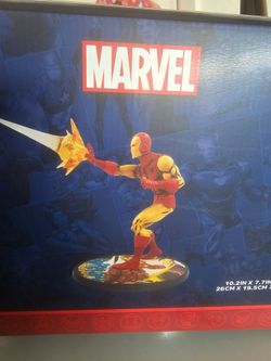 IRON MAN  Marvel 10.2  IN X7.7 IN X10.1 IIN