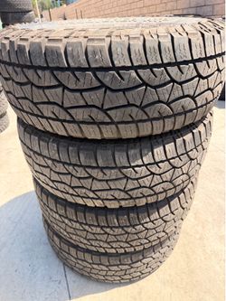 275/65r18 Cooper tires en excelentes condiciones de vida las 4