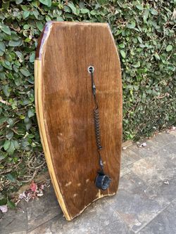 Handcrafted Wood Bodyboard, Hollow Boogie Board