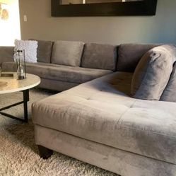 Sectional With Matching Ottoman