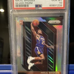 2018 Mikal Bridges Silver Prizm