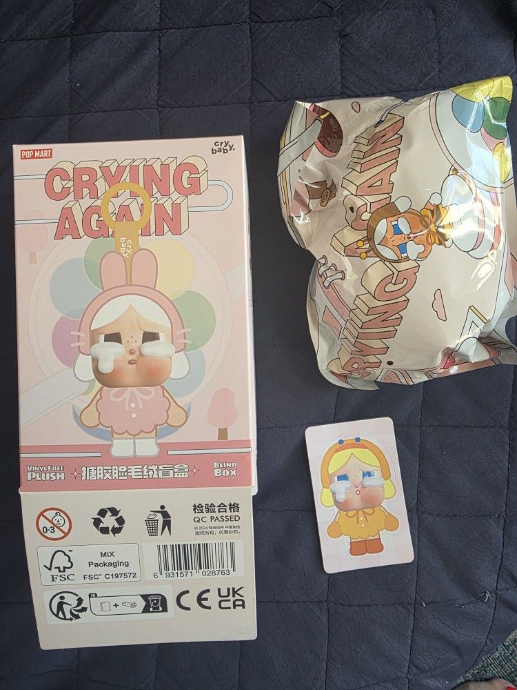 Crybaby Crying Again Vinyl Face Plush DUCK YOU