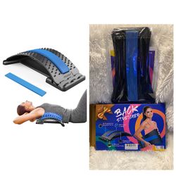 Back Stretcher for Lower Pain Relief, Cracking Device, Multi-Level Massager Cracker Board, Spine Relief Herniated Disc, Sciatica, Scoliosis