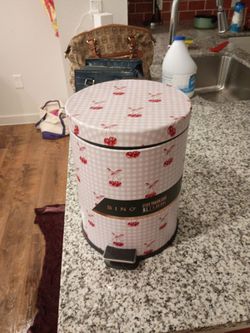 Bathroom trash can