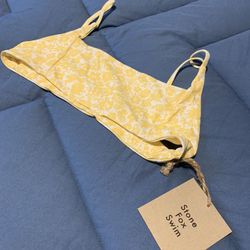 Stone Fox Swim - Samay Bikini Top - Banana Yellow