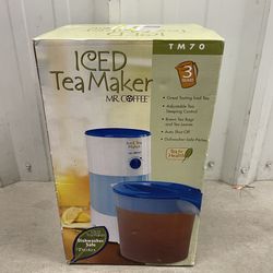 Mr. Coffee Iced Tea Maker Blue 3 Quart Model