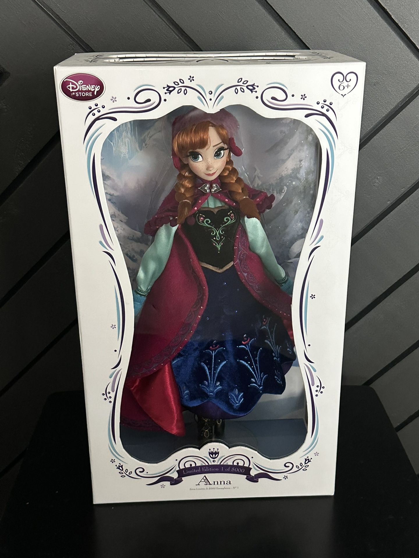 Disney Store Limited Edition Anna Frozen 17” Doll