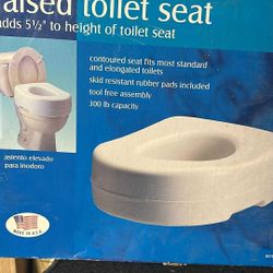 Raised Toilet Seat