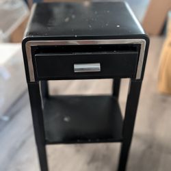 Black Side Table