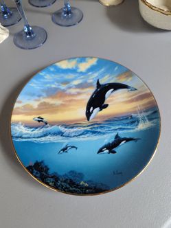 Vintage Collectible Painted China Plates