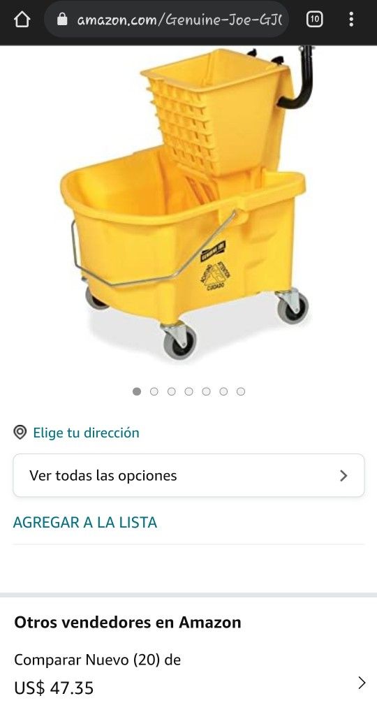 Genuine Joe Bucket/ Cubeta Para Trapear