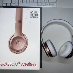 Beats Solo3 Wireless On-Ear Headphones - Rose Gold (Special Edition)