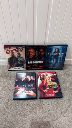 Lot of 5 DVDs Mixed Movies