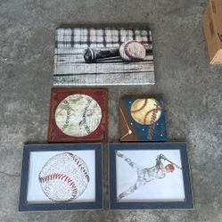Baseball Wall Decor 