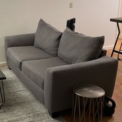 Gray Loveseat 
