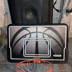 Lifetime Basketball Hoop Pole And Base Complete
