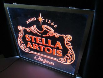 NEW Stella Artois Belgium LED   Sign