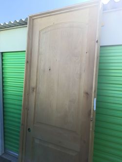 3x8 pre-hung unfinished door