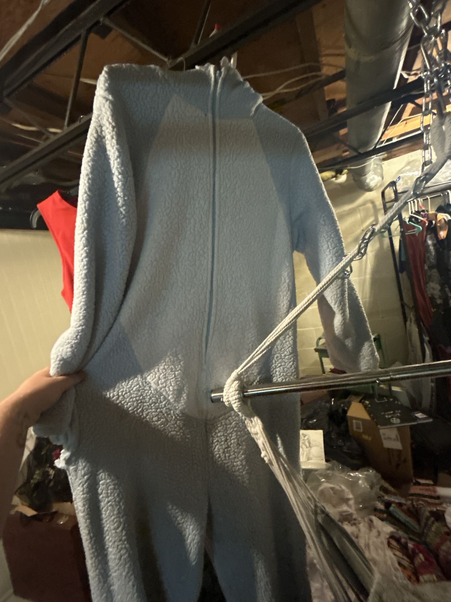 Abominable snowman onesie