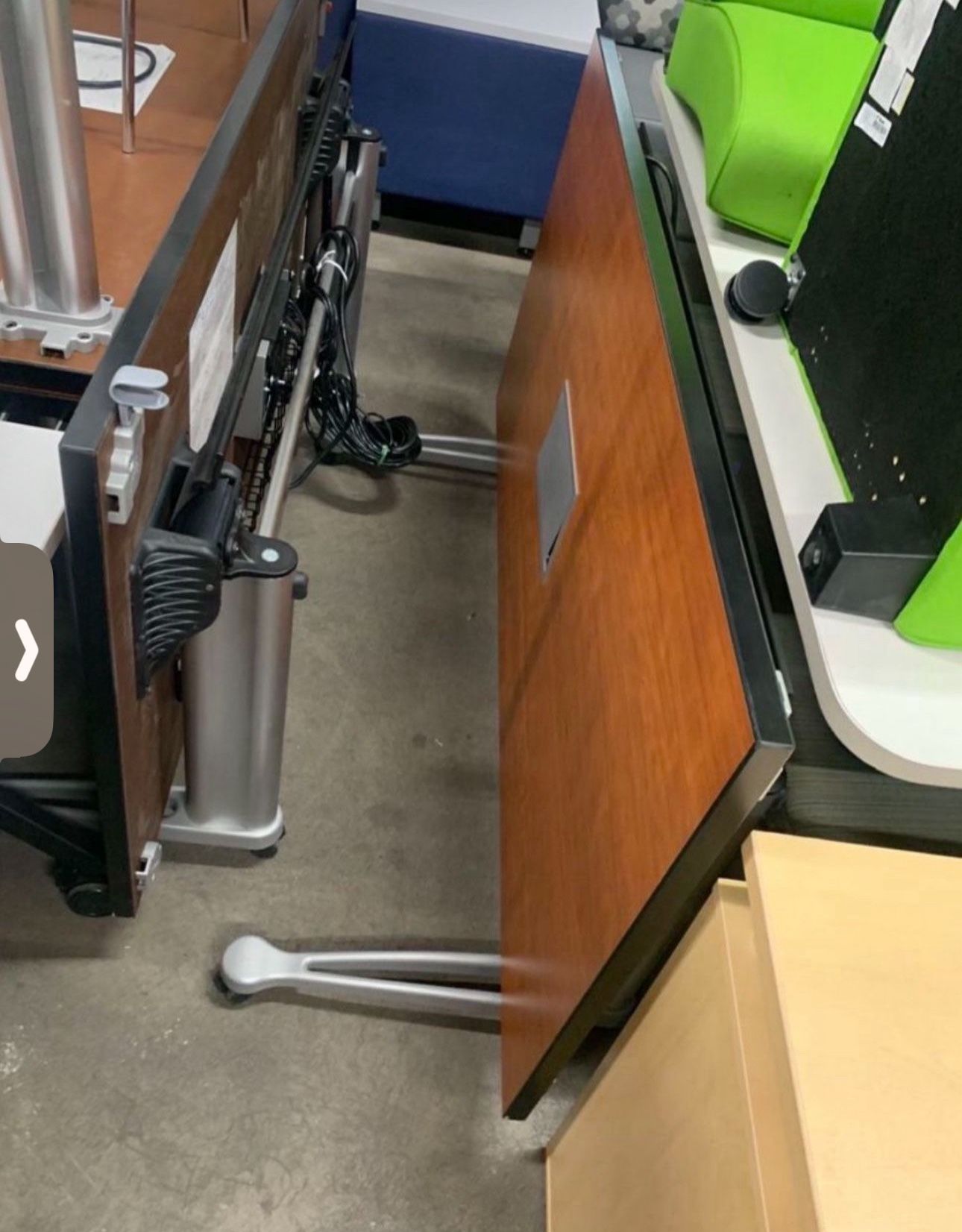 Knoll Propeller Mobile Writing Office Desks Nesting Designed by Emanuela Frattini  Classroom Training Tables  (3 )