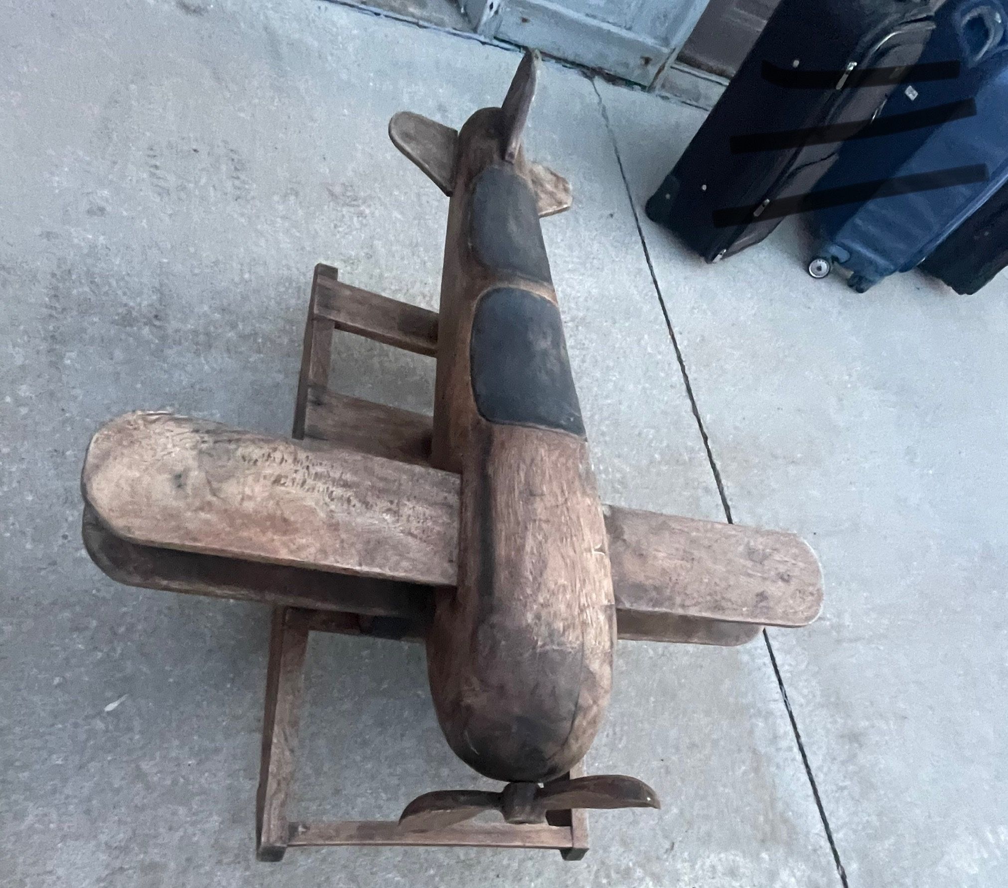 Wooden airplane