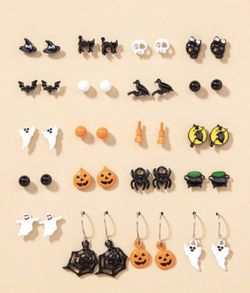 Halloween Earrings Set Of 20 
