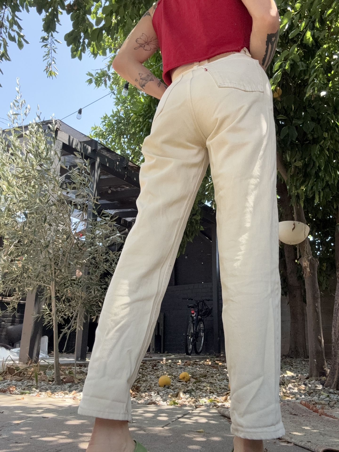 Vintage Cream Levi’s size 11