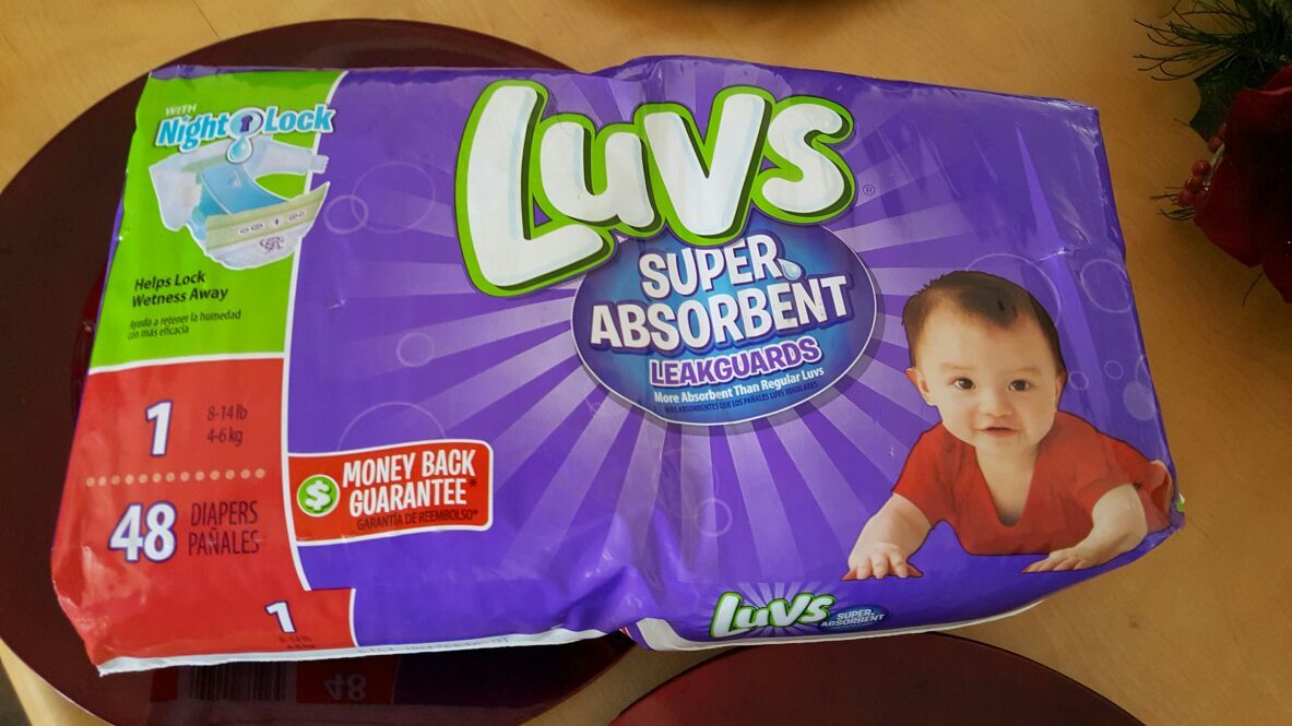 NEW Sealed Luvs Size 1 48 Count Diapers