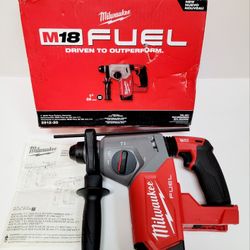 M18 FUEL 18V Lithium-Ion Brushless Cordless 1 in. SDS-Plus Rotary Hammer (Tool-Only)
