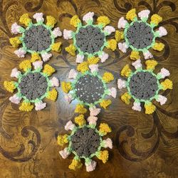 Handmade Crochet Coasters