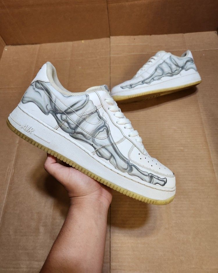 Size 11.5 - Nike Air Force 1 QS Low Skeleton