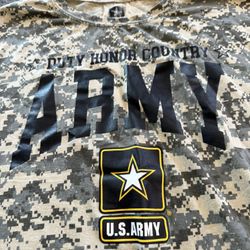 US Army Camouflage Shirt XL