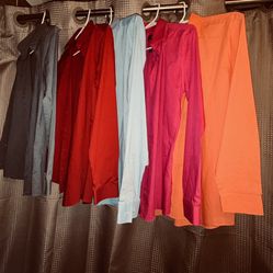 (Men's) J. Ferrar shirts 4 size S, 1 size M pants size 30/30