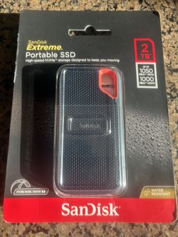 Sandisk Extreme Portable SSD 2Tb