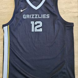 Memphis Grizzlies Official NBA XL Morant Mesh Jersey 