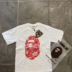 Pink n White Bape Tee