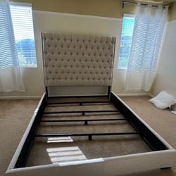 Upholstered Bed Frame (Cal King)