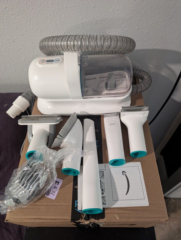 Pet Groomer Vacuum Trimmer