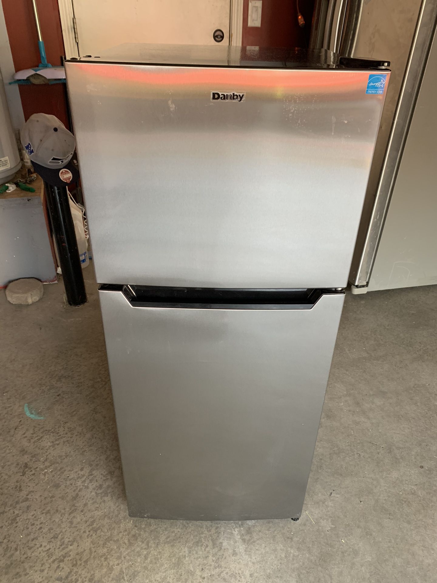 Danby mini fridge with freezer
