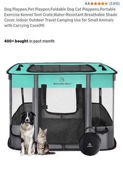 NEW ROMANTIC BEAR FOLDABLE DOG PLAY PEN