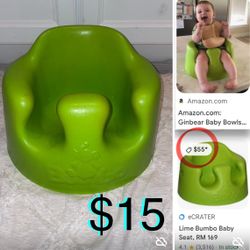 $15 lime Bumble Baby Seat In Great Condition 