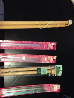 $3 each - knitting needles