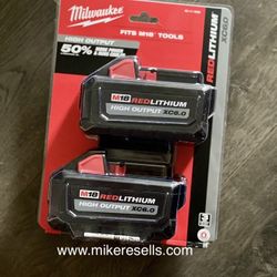 Milwaukee M18 High Output 6.0 Battery (2-pack)